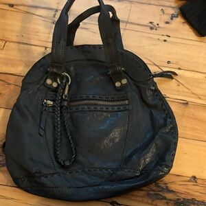 Vintage lucky brand Black Leather Women's Bag